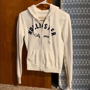 Hollister zip up hoodie